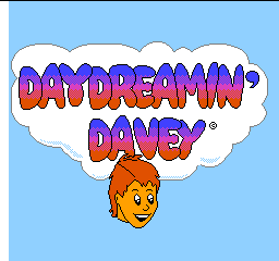 Day Dreamin' Davey (USA) Title Screen
